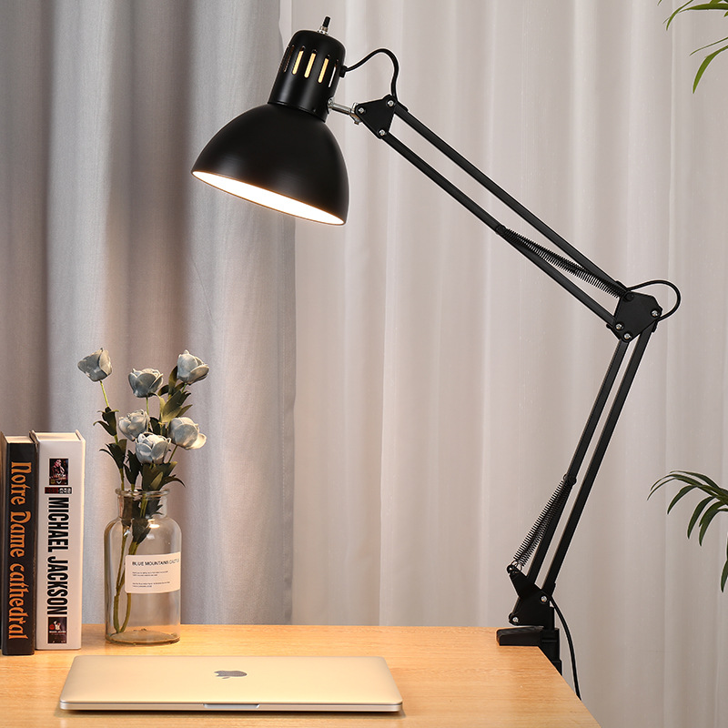 Консольная часть для дешевой детской защиты глаз Студент xike Work Office House Metal светодиодный ультра -режим Arm Art Art Desk Lamp