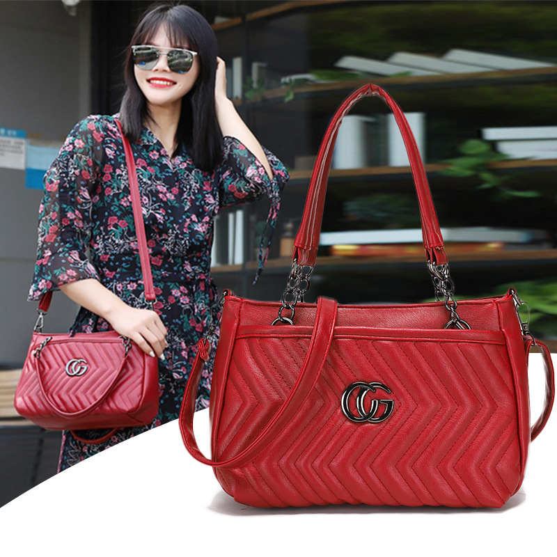 Сумка на одно плечо, лента, небольшая сумка