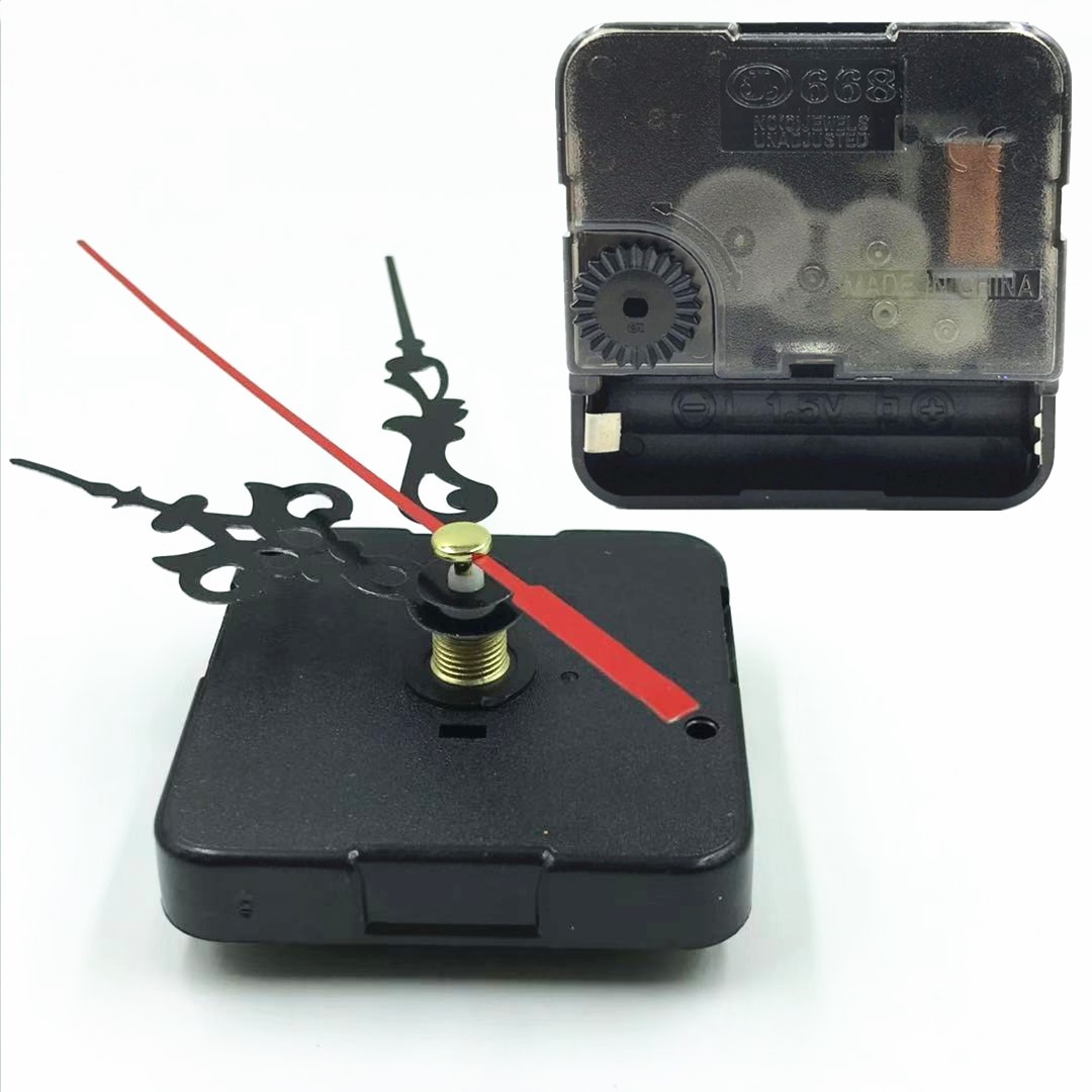 Горячая распродажа Silent Motor 668 Кварц -висячие часы Движение Движения DIY Watch Движение с часами с указателем с указателем