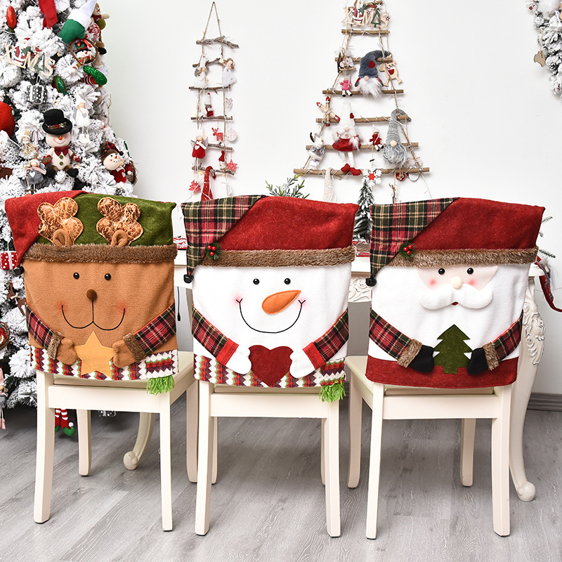 Mingguan Новое рождественское украшение набор стула Set New Doll Caul European и American Decoration Dornments