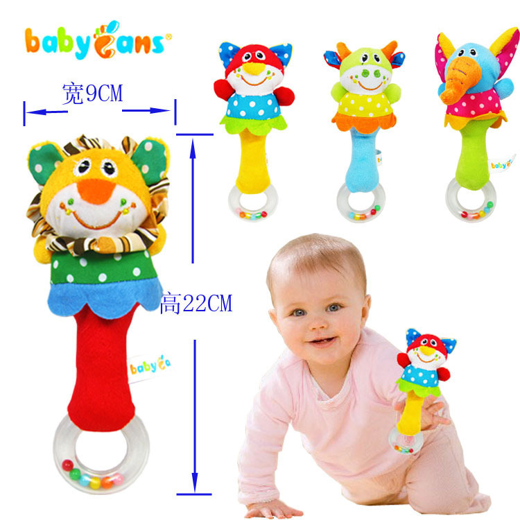 babyfans Успокаивающая погремушка, плюшевая игрушка, 0-1 лет