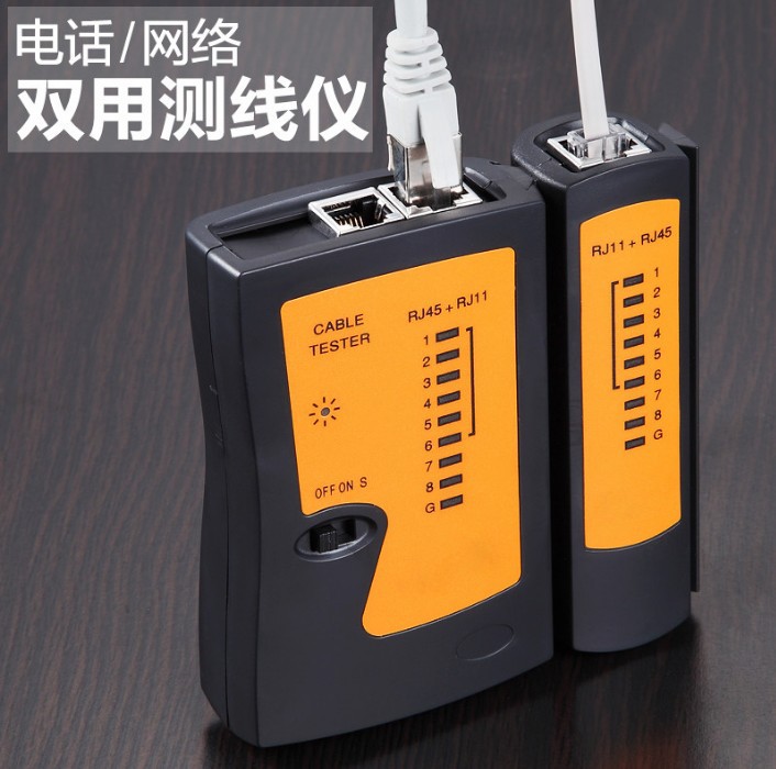 熊手 Dyee Black Network Line Telecommunications Rators RJ45 RJ11 сетевая линия тестер