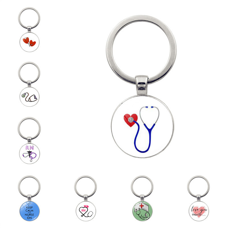 Медицинская униформа медсестры, стетоскоп, брелок, подвеска, Aliexpress, с драгоценным камнем