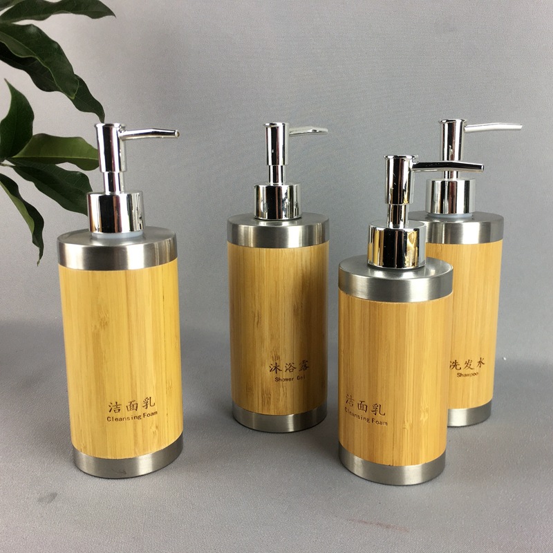 Мыть отели жидкие бутылки отель B & B бамбук бамбук бутылка бутылка Pressinger Hotel Products небольшие кусочки