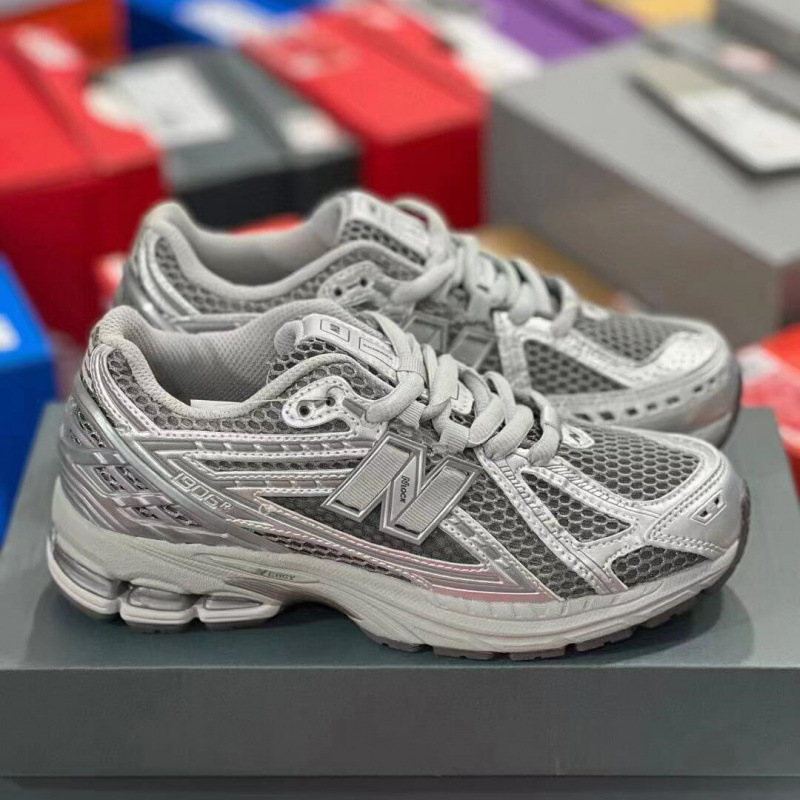 Обувь Putian Pure Original NB1906 Liquid Silver, универсальная мужская и женская обувь в стиле ретро для бега, спортивная обувь для пап, оптовая продажа
