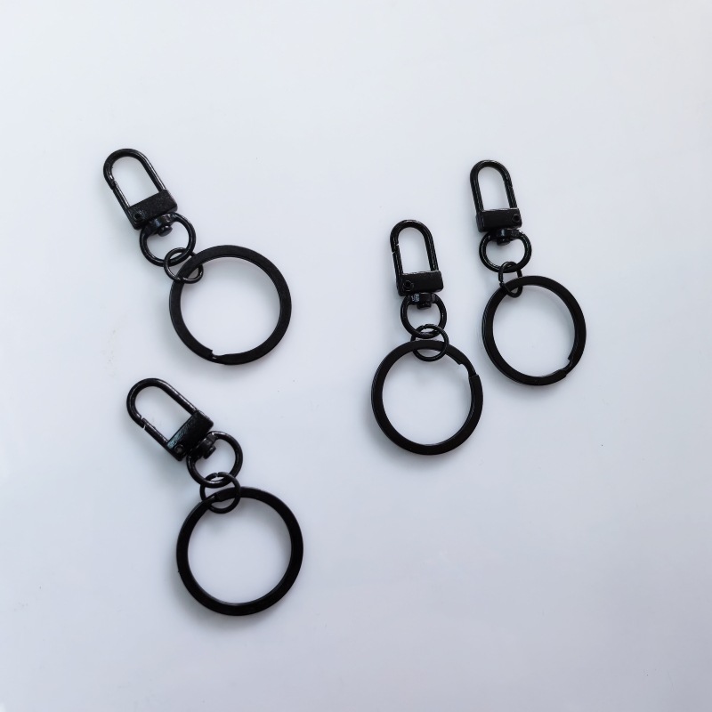 Черный аксессуар ручной работы, брелок, кукла, DIY, 30mm