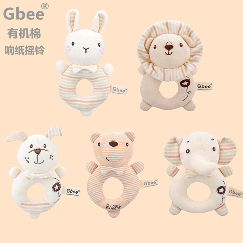 Gbee Детская игрушка для младенца, хваталка, успокаивающая погремушка, качалка для новорожденных