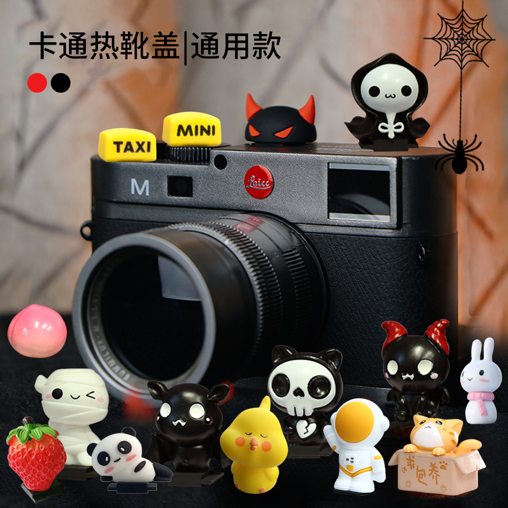 Canon, nikon, совместимая мультяшная камера, защитная крышка