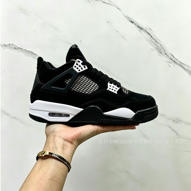 Внешняя торговля обувь чистый оригинальный Air Jordan 4 Retro с низким верхом в стиле ретро повседневная спортивная культура баскетбольная спортивная мужская обувь