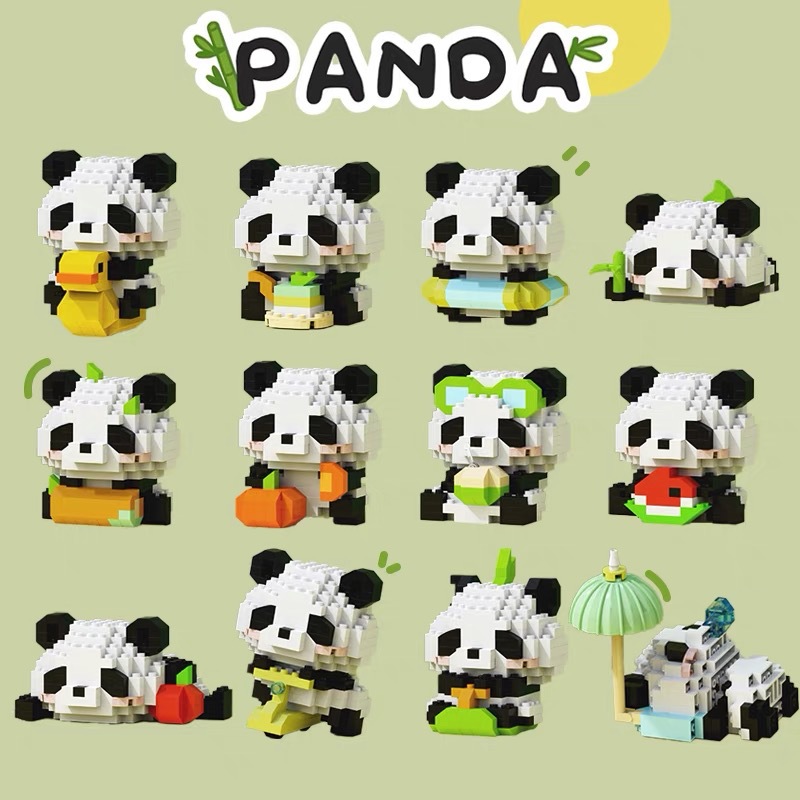 (Оптовые продажи), игрушка, мультяшная кукла, конструктор, панда, подарок на день рождения