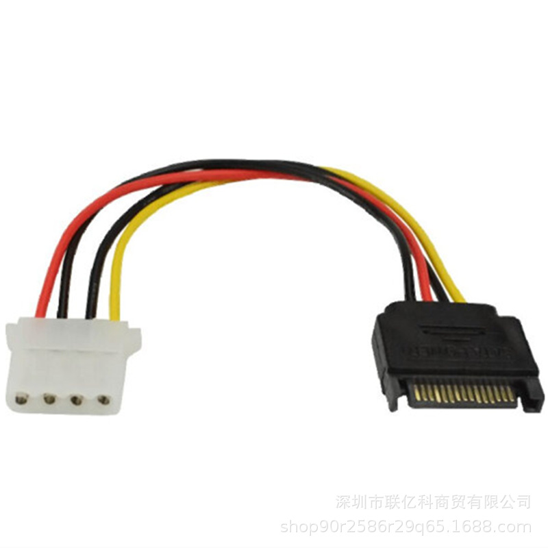 Силовая жесткий диск SATA до IDE Power Cable 15PIN Вращение.