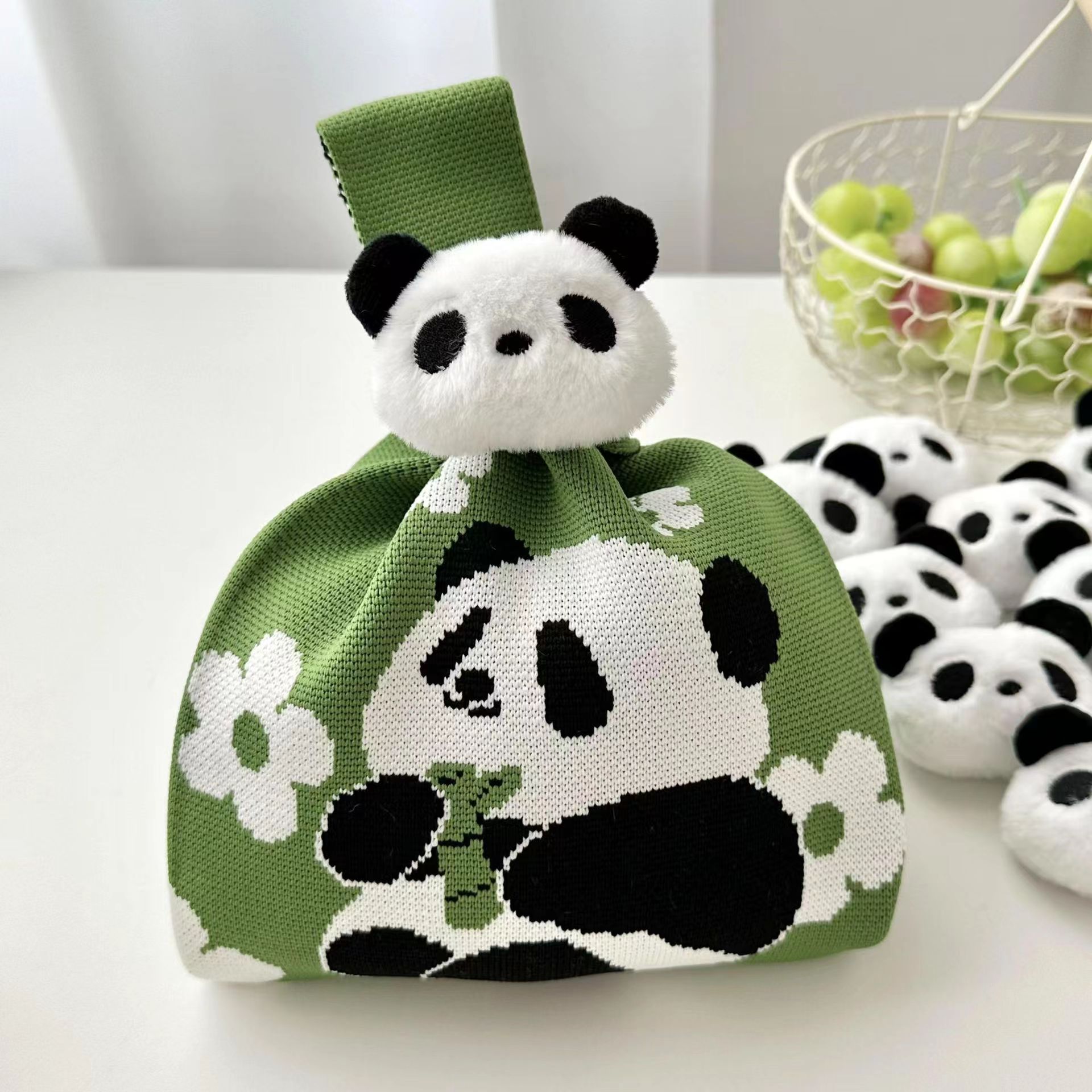 Сувенирные сумки по аллее Куаньчжай, вязаные сумки Chengdu Grandpa Panda, сумки для девочек, тканые подарочные пакеты