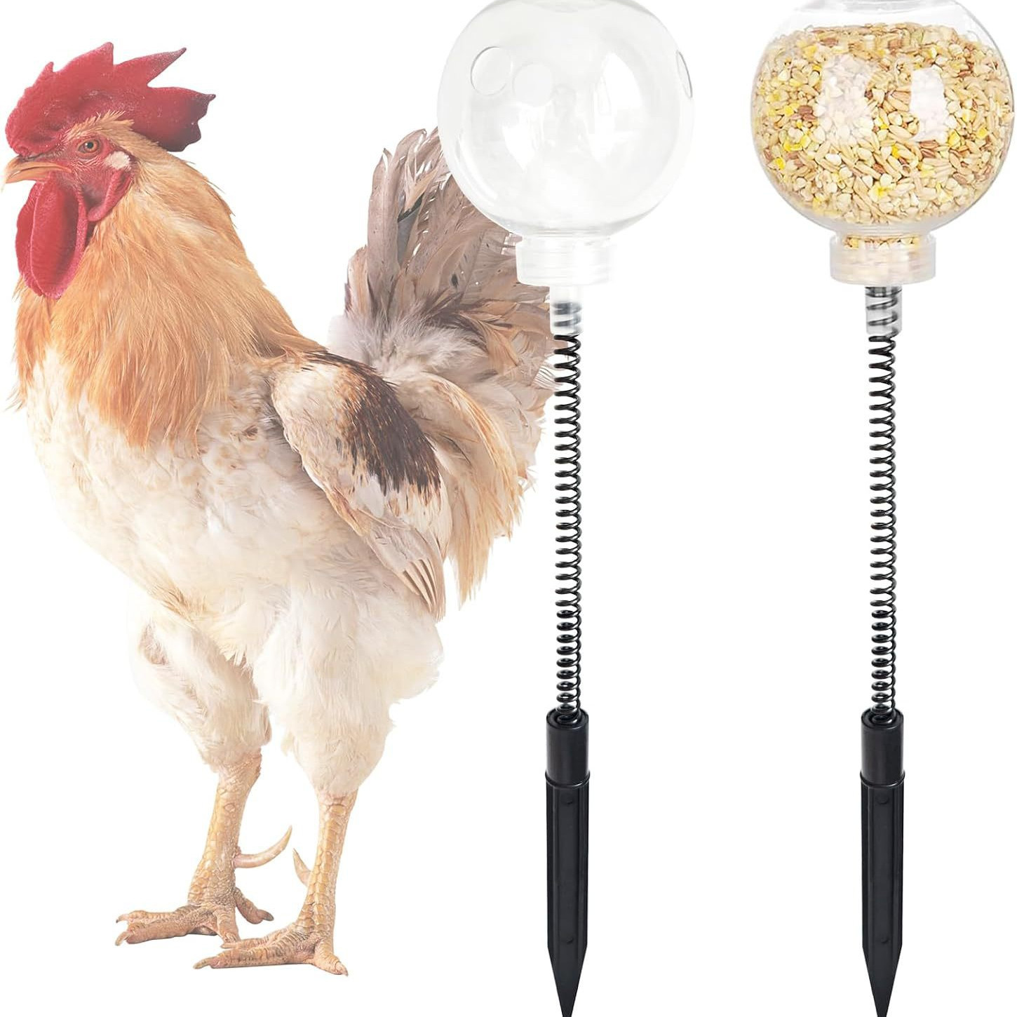 2PCS Toy Chicken Peck, медленно качающими