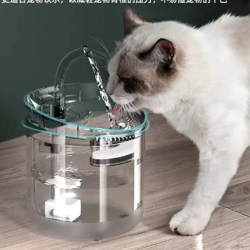 宠物饮水机自动循环智能恒温猫狗饮水器不插电小猫喝水器宠物用品