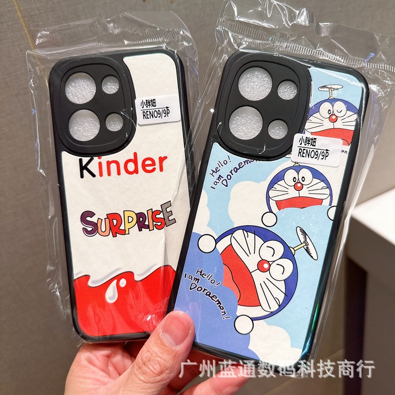 Маленькая толстушка подходит для OPPOR17 Reno15 A3Pro A96 A58 A72, кожаный защитный чехол для мобильного телефона с героями мультфильмов