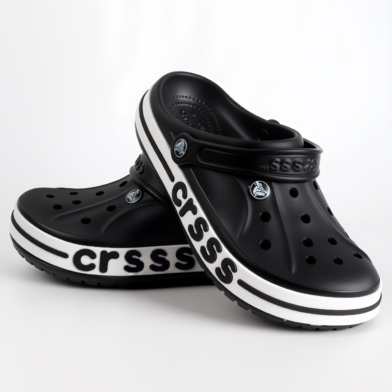 Повседневные тапочки в стиле Crocs, нескользящие пляжные женские тапочки, для влюбленных, подходят для носки на улице, мягкая подошва