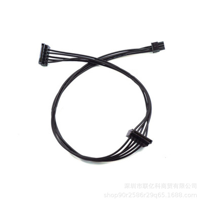 Подходит для компьютерного компьютера Dell Motherboard 6p до SATA Light Drive Mini 6PIN до SATA Hard Disk Power Cable
