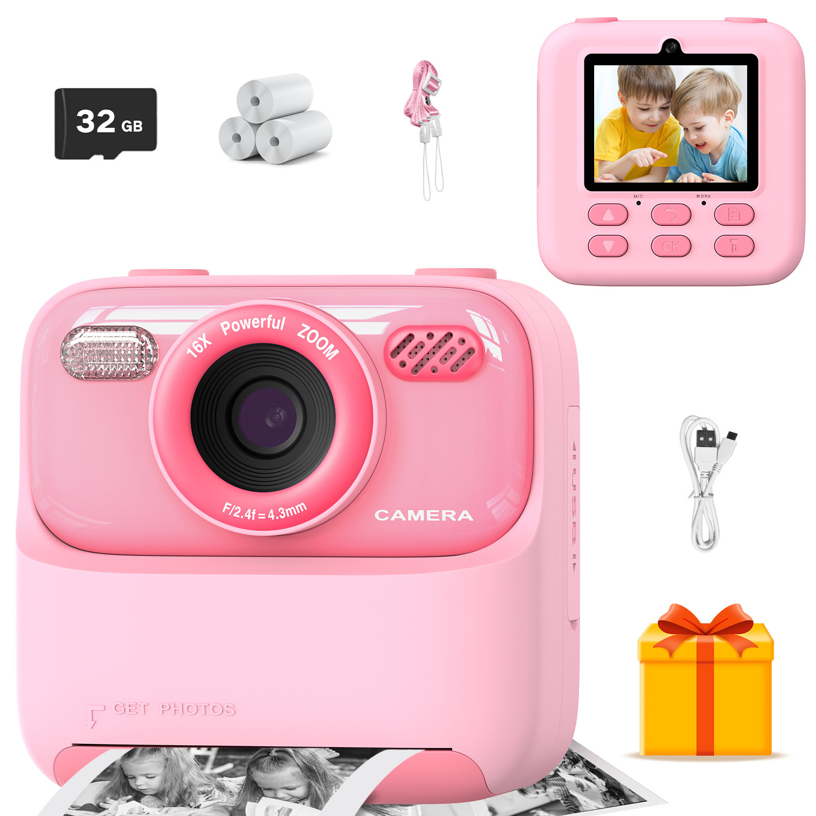 Polaroid, маленькая камера, Amazon