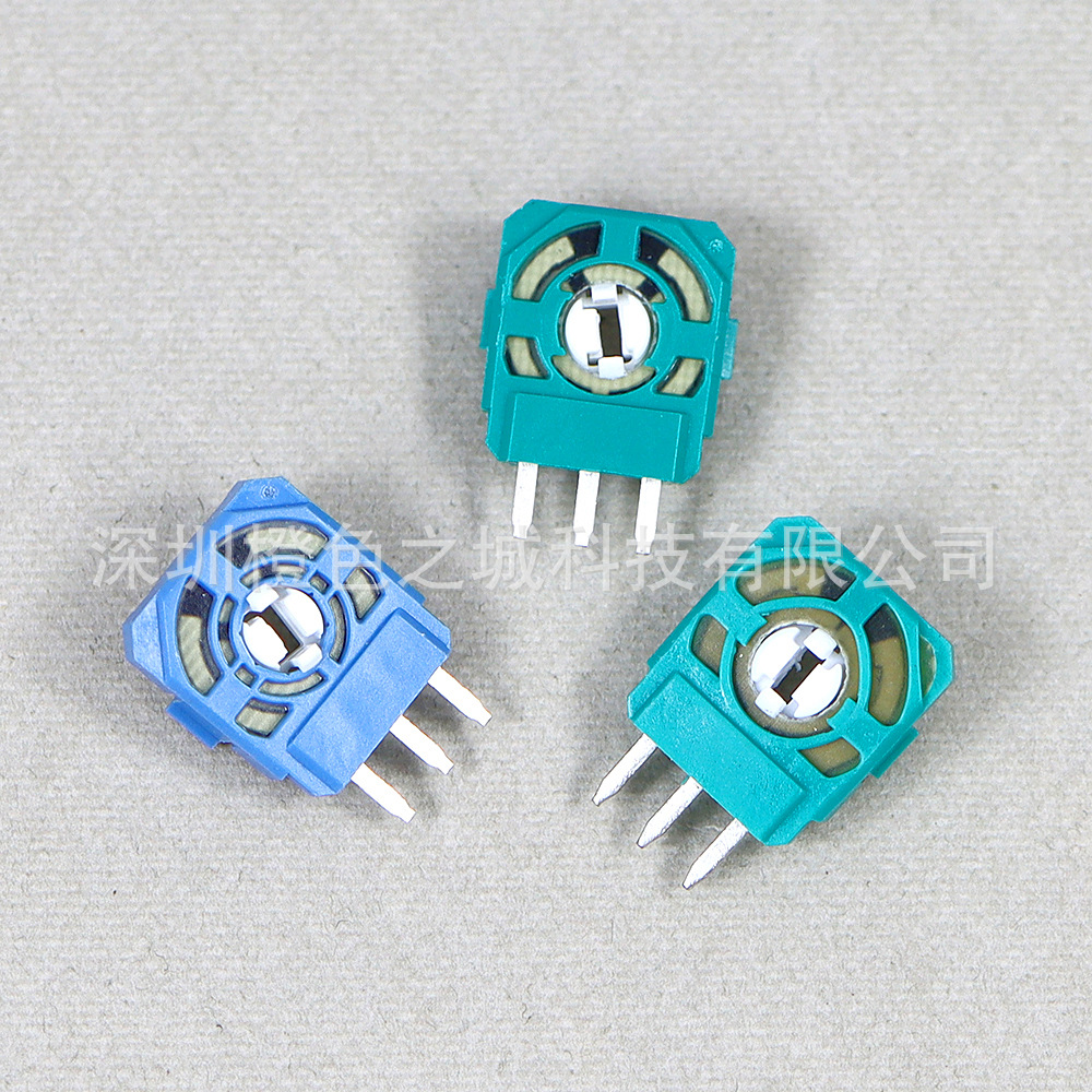 Подходит для PS5 Potentiometer 2,3k сопротивления зеленый потенциометр PS5 Трехконтактный потенциометр 3D-контроль рока