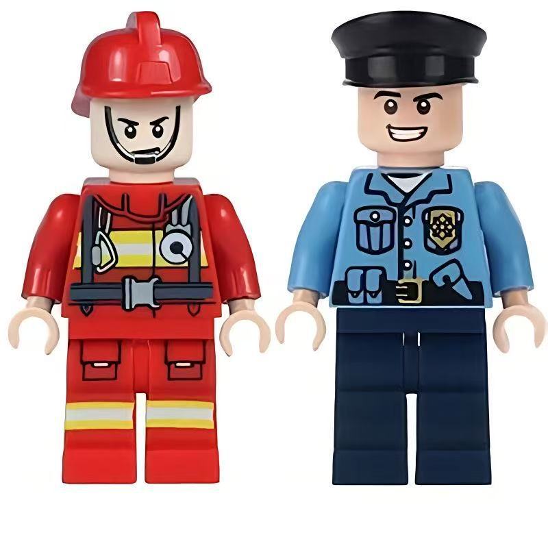 Lego, (Трансграничная торговля), (Оптовые продажи), конструктор, минифигурки, кукла, игрушка для мальчиков и девочек, полиция, подарок на день рождения