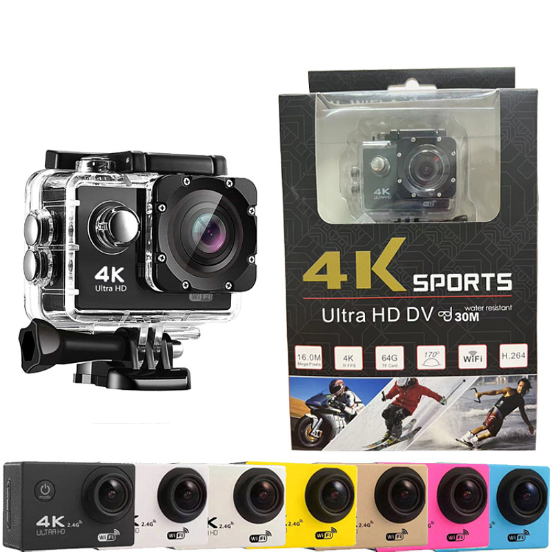 Cross -Border 4K Sports Camera Wireless Wi -Fi может подключиться к мобильным телефонам на открытом воздухе.
