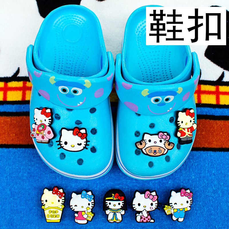 Мультяшные милые детские тапочки в стиле Crocs, декор, аксессуар, аксессуары, DIY