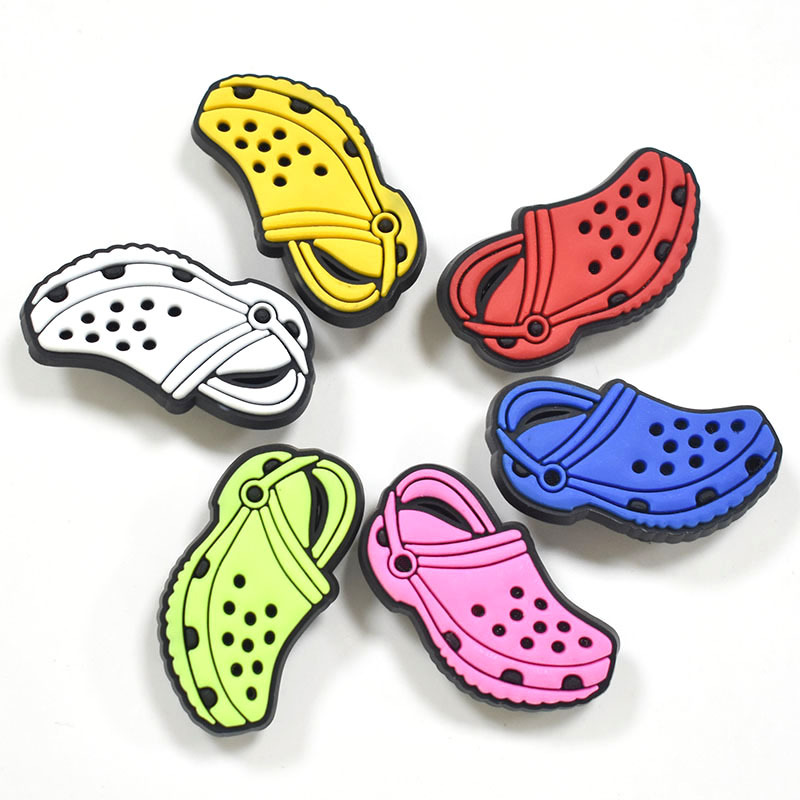 (Оптовые продажи), мультяшные съемные тапочки в стиле Crocs, пряжка для обуви из ПВХ, декор, (в наличии на складе)