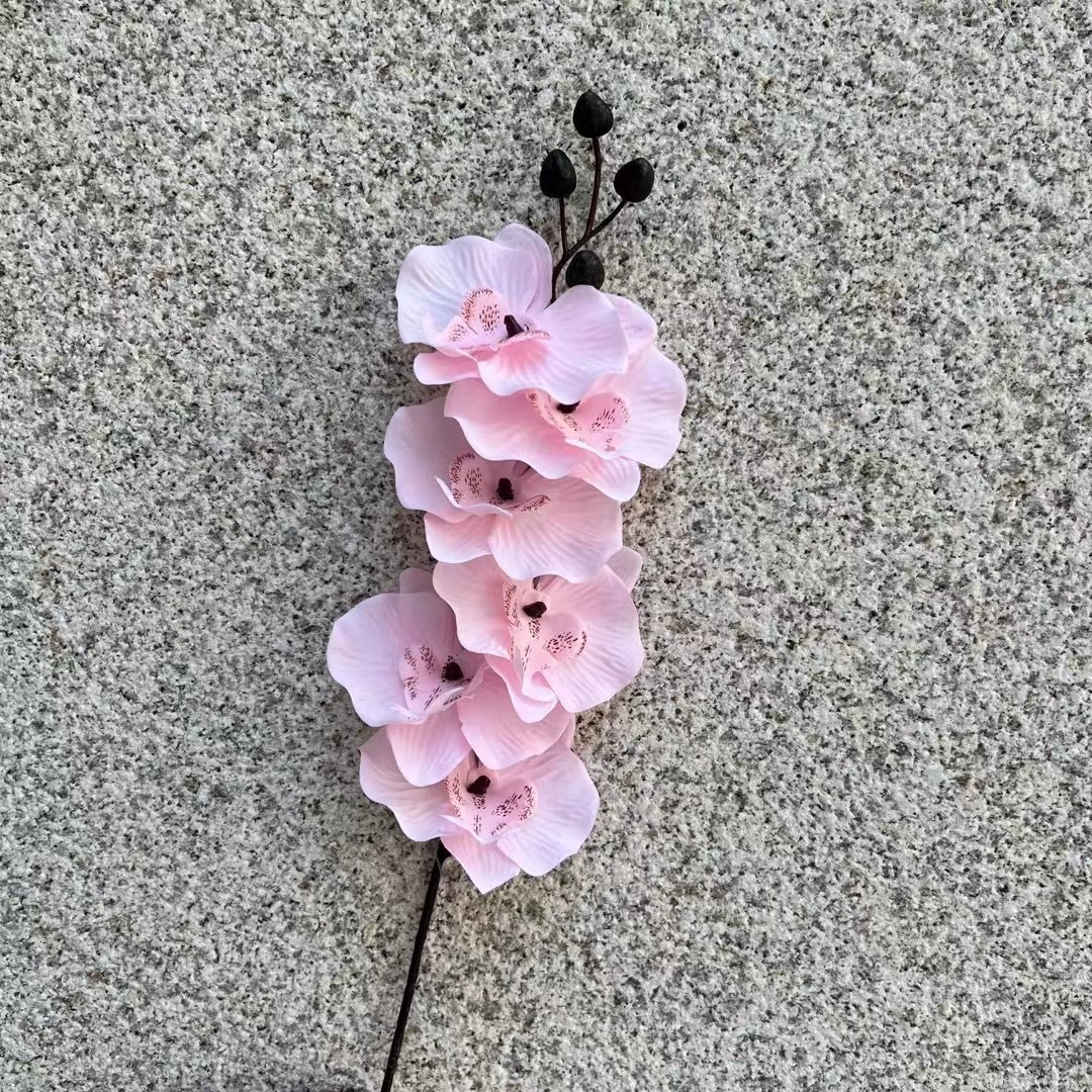 Симуляция цветочника 6 Phalaenopsis Cross -Bordder Decoration Pseudoma 6 Phalaenopsis Домашний украшение свадебное празднование пейзаж Пейс Пейфы