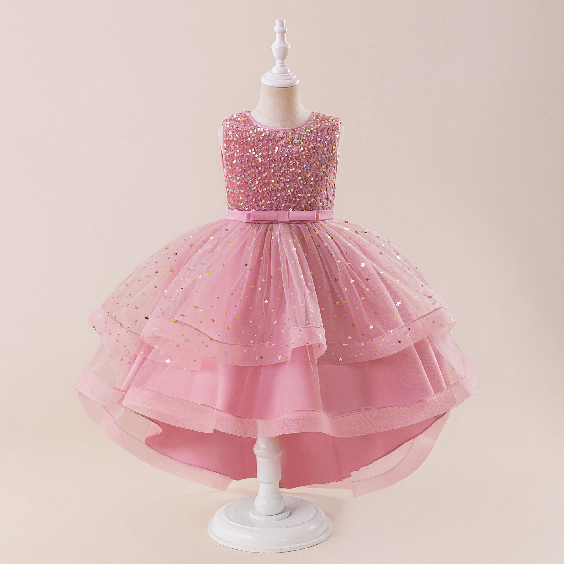 Наряд маленькой принцессы, юбка на девочку, европейский стиль, детский подиумный костюм