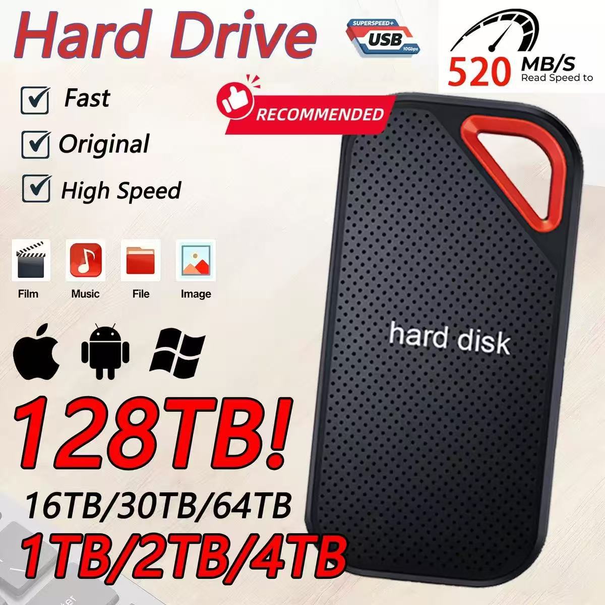 Твердотельный мобильный жесткий диск SSD E61 4TBSSD (PSSD) Трансграничные модели твердотельных накопителей SSD для мобильных устройств