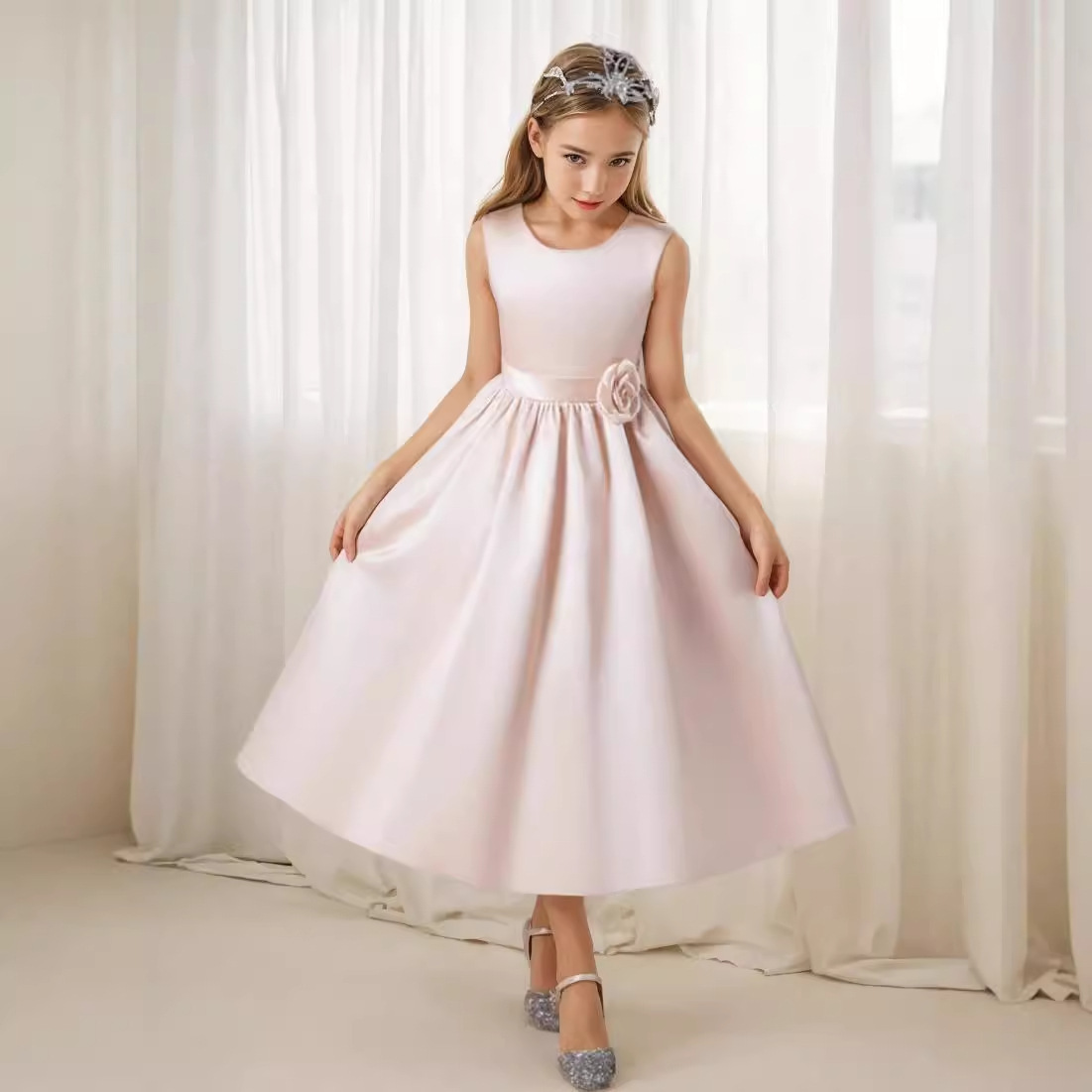 Детский модный наряд маленькой принцессы, платье, Aliexpress, подходит для подростков
