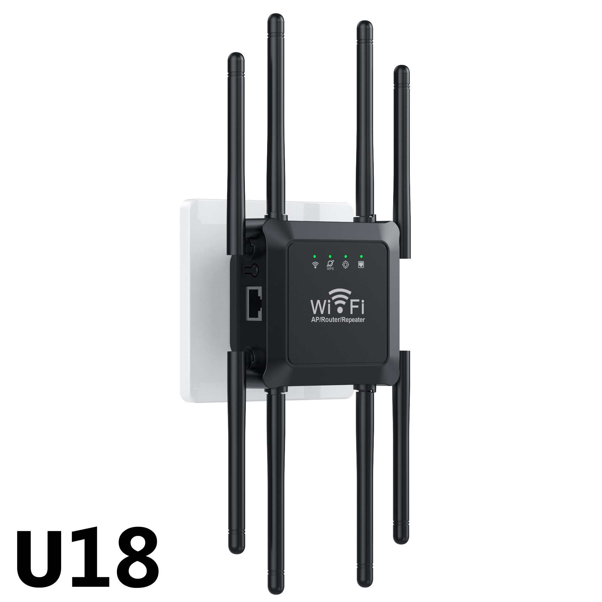 Новый 8 -антенный Wi -Fi Wireless Reinformers 300M усилитель усилителя Enhancer Extender Extender Extender Router