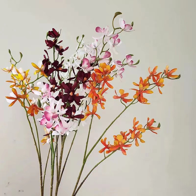 Hanyang смоделирован цветы Vandai Lan Mini Phalaenopsis Qiandai LAN Фальшивый цвет