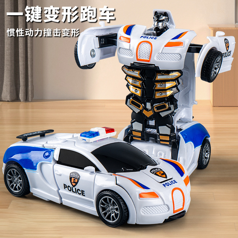 (Оптовые продажи), трансформер, инерционная игрушечная машина, полицейская машина для мальчиков, транспорт