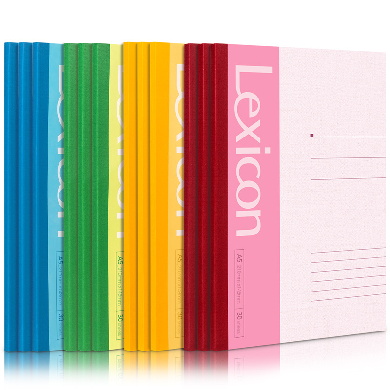 Deli 7650 Soft Noodle Copy A5 Книга 30 страниц Color Conference Примечания к закладкам увеличение