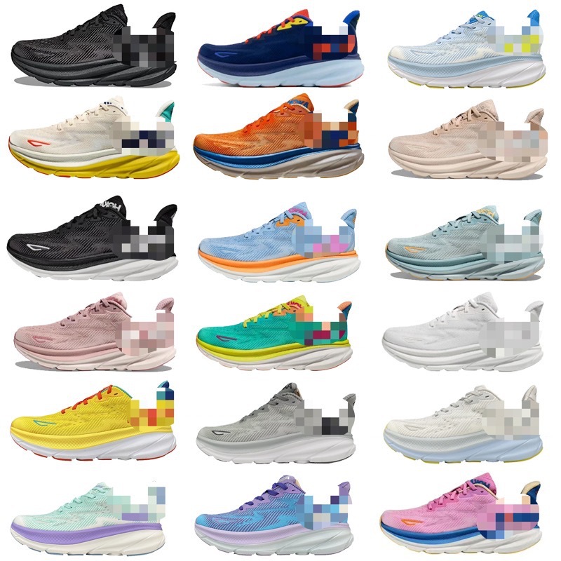 Red card HOKA Clifton 9 Clifton 9 спортивная обувь кроссовки для мужчин и женщин для альпинизма на открытом воздухе дышащая амортизация