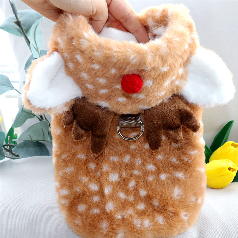 Pet Elk превращается в Тедди Тедди теплый бархатный курт