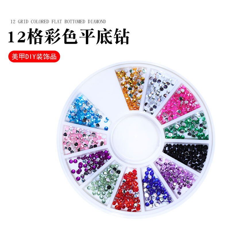 (Оптовые продажи), акриловое украшение для ногтей для маникюра, DIY, 2.0mm