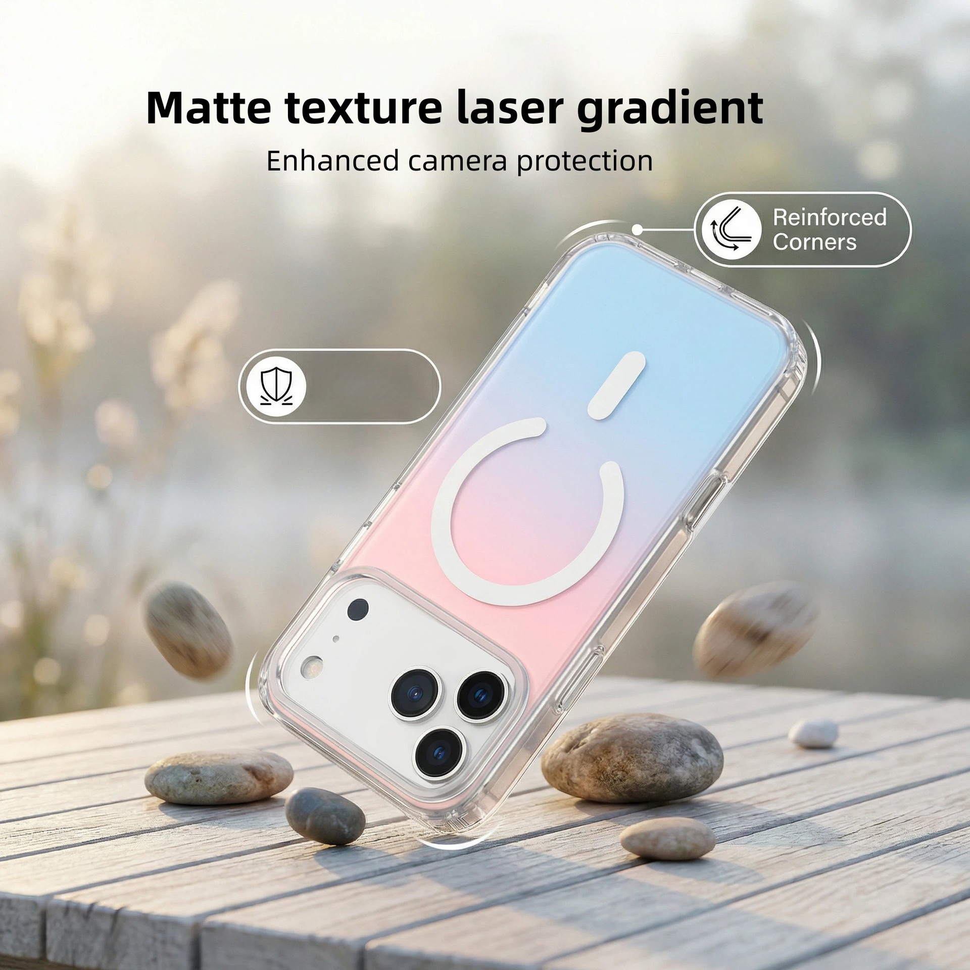 Apple, совместимый iPhone 17, iPhone17 Pro, матовый чехол для телефона, iphone, 16promax, градиент