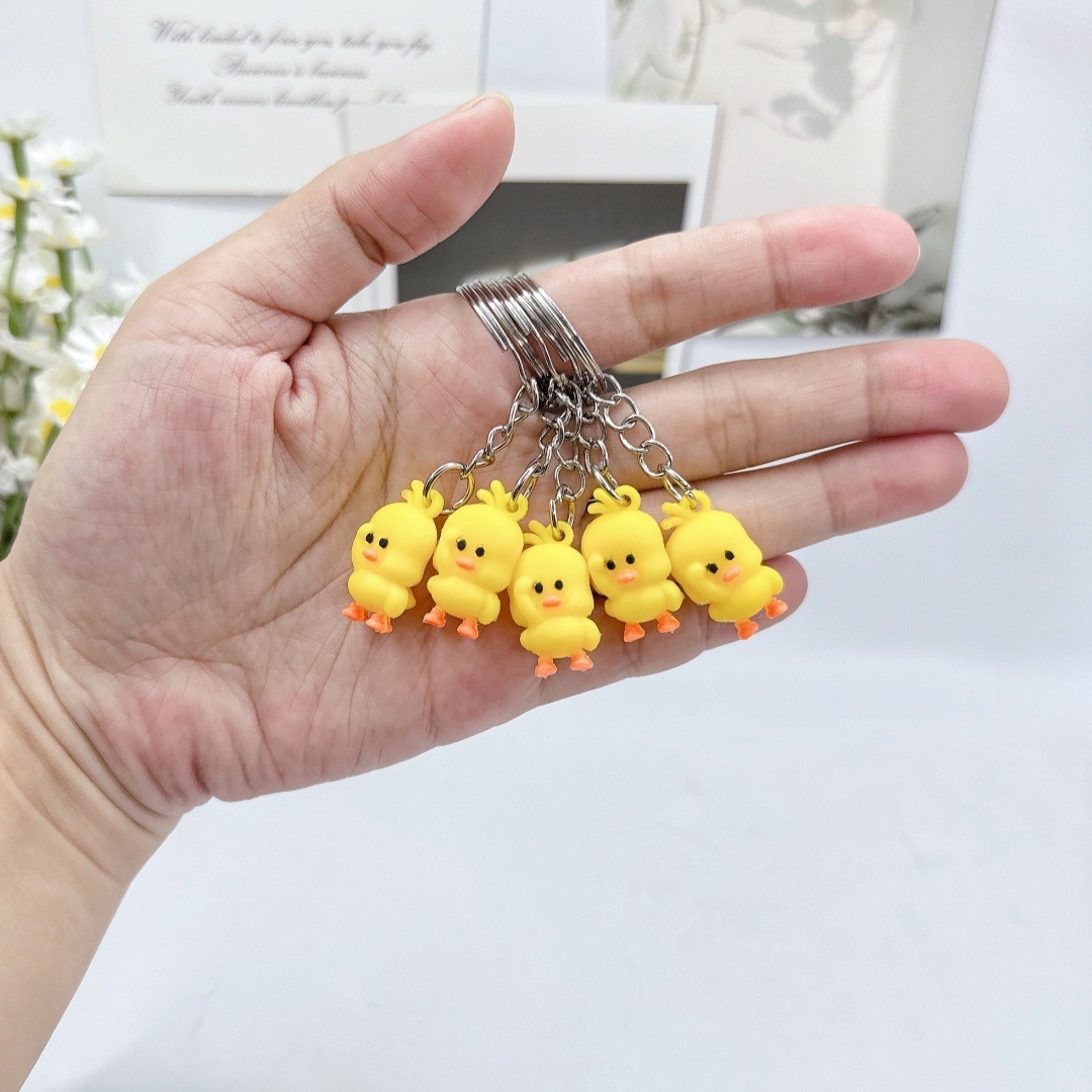 B.Duck, милый мультяшный маленький брелок, украшение на сумку, популярно в интернете, утка, подарок на день рождения