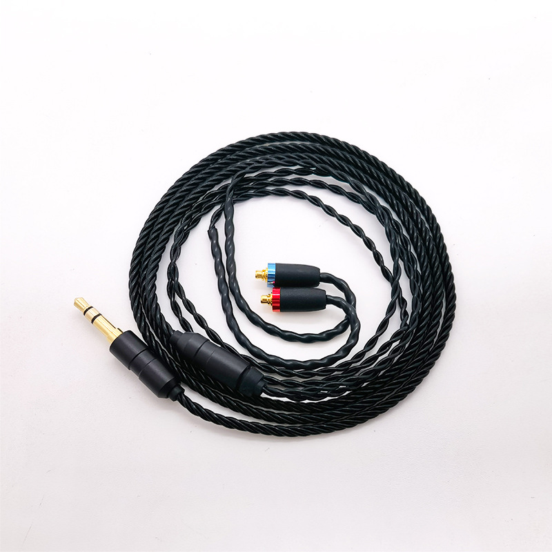 Новый продукт 4 -Share Twisted Twisted Mmcx Mobile Phone Hearnet Mp3 Кабель, подходящий для Shul SE535SE846UE900