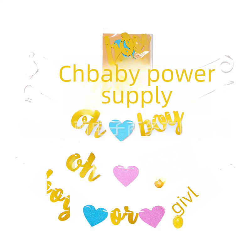 Amazon Boy или Girl Flag Banner Oh Baby Shower Party Faine Decord