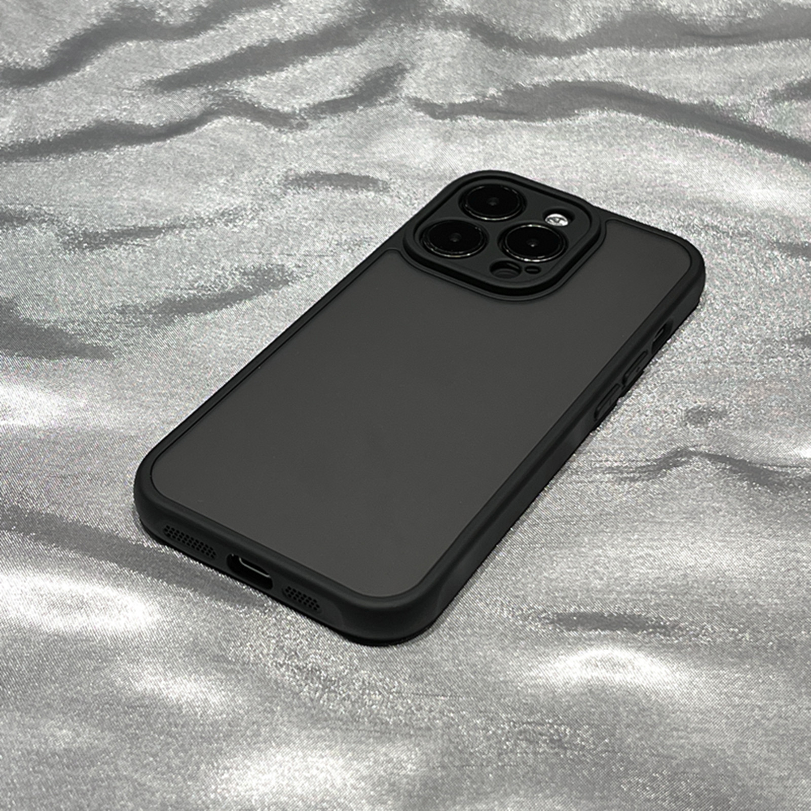Apple, матовый черный совместимый iPhone 17, силиконовый чехол для телефона, 17promax, iphone, защита при падении