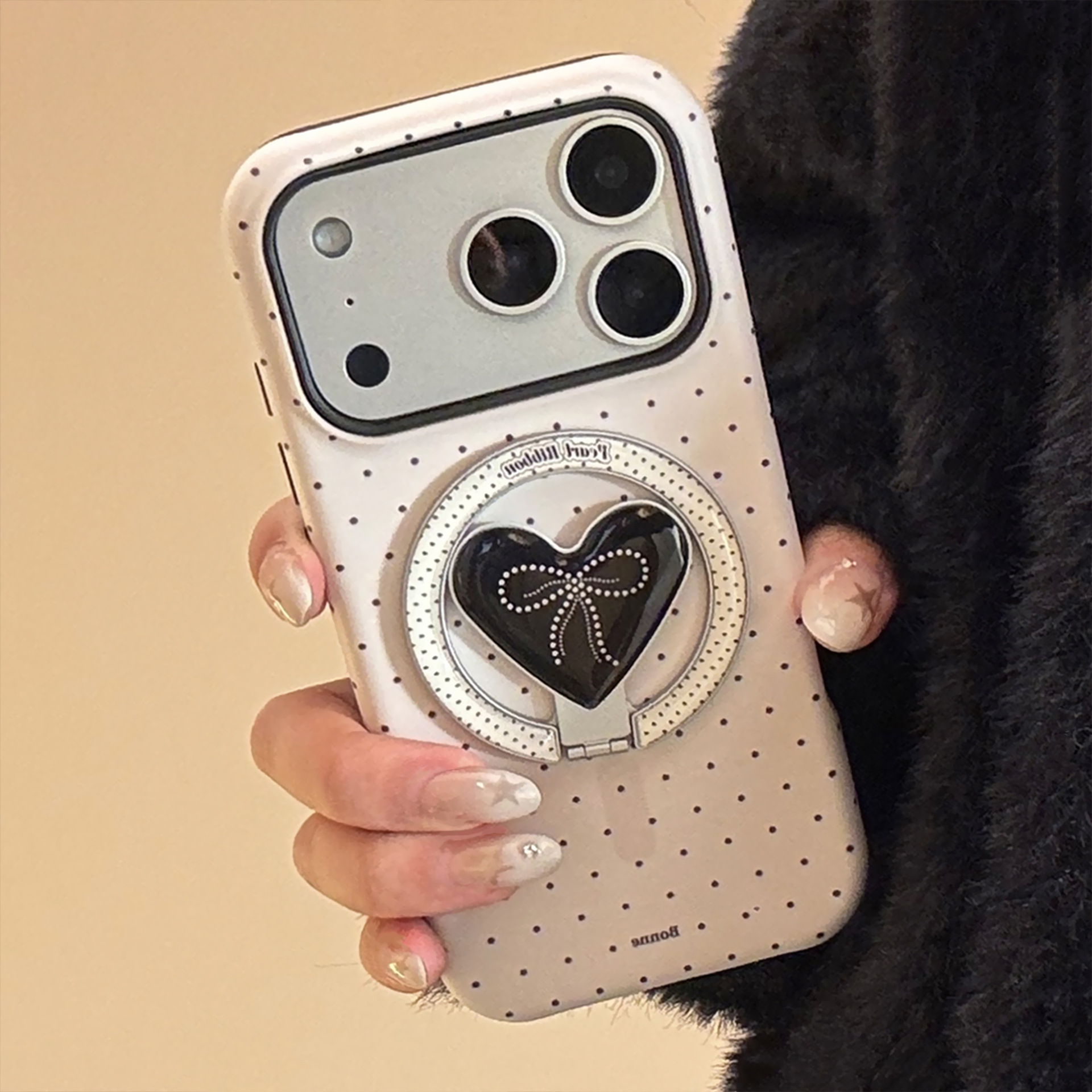 Apple, совместимый iPhone 16 с бантиком, чехол для телефона, трубка, iphone, 17promax