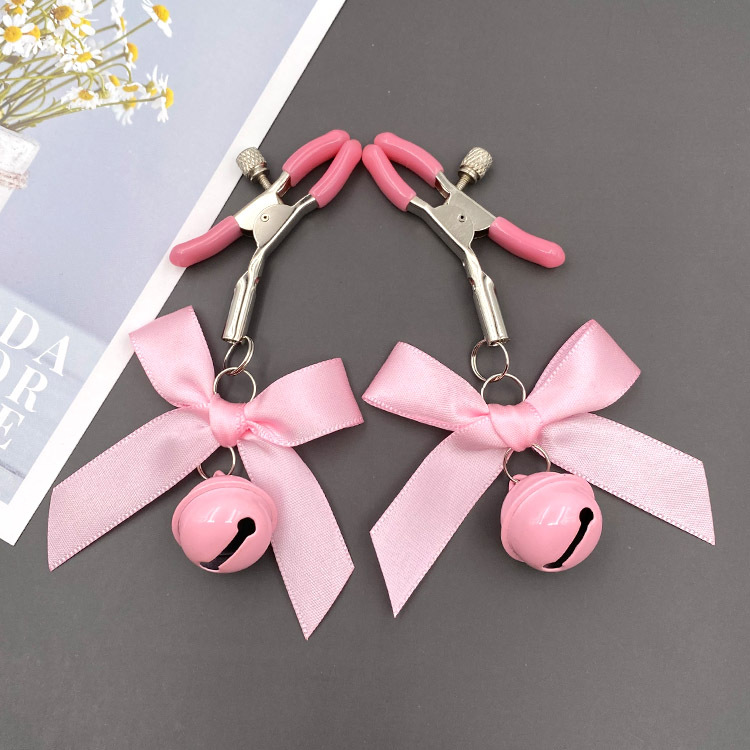 Bell Bow Love Anal Игра в завет грудь колокольчивые шарики тянуть бусины задний хвост мяс