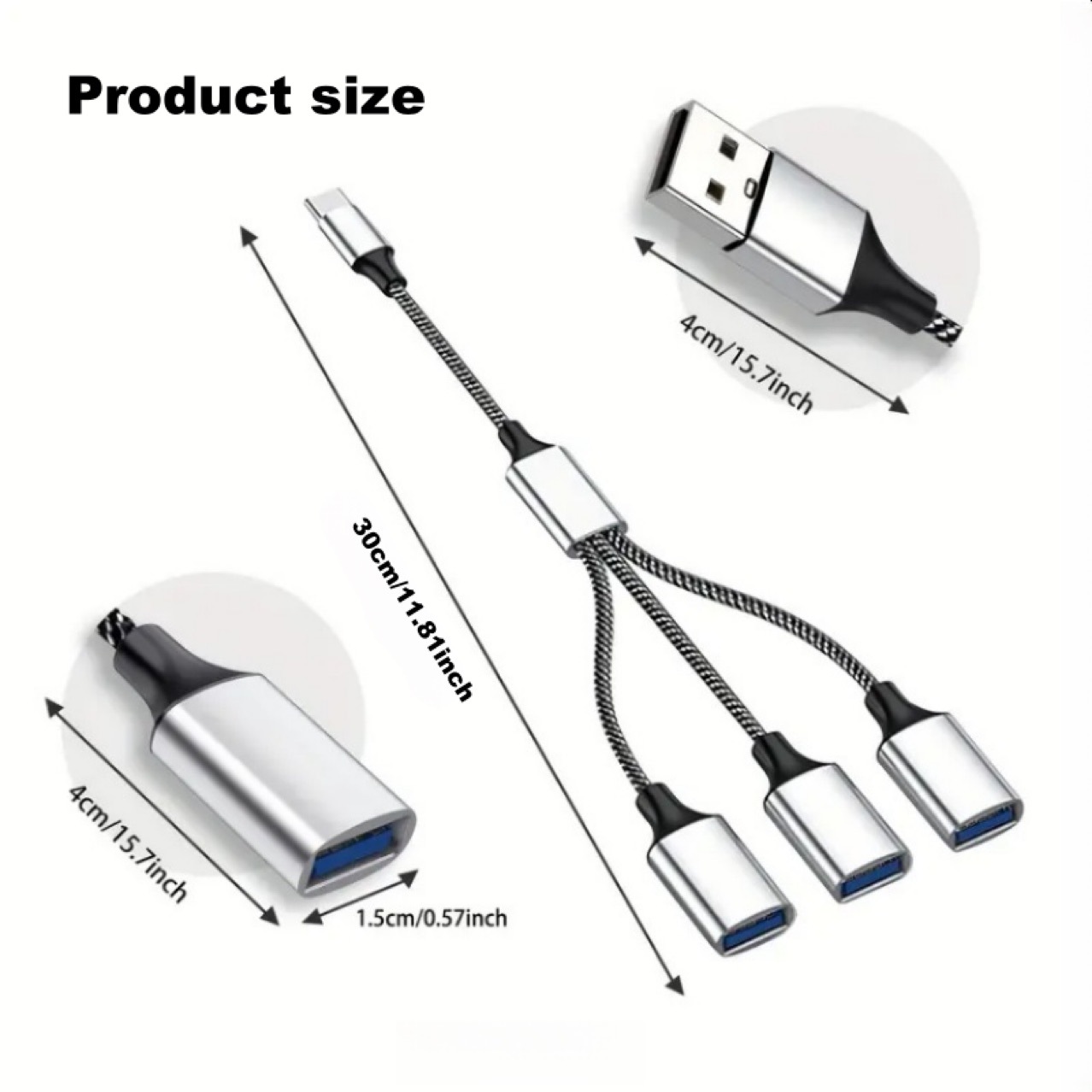 Интеллект Type-C Multipt Extender Splitter One- Three USB-конвертер мобильный компьютер концентратор