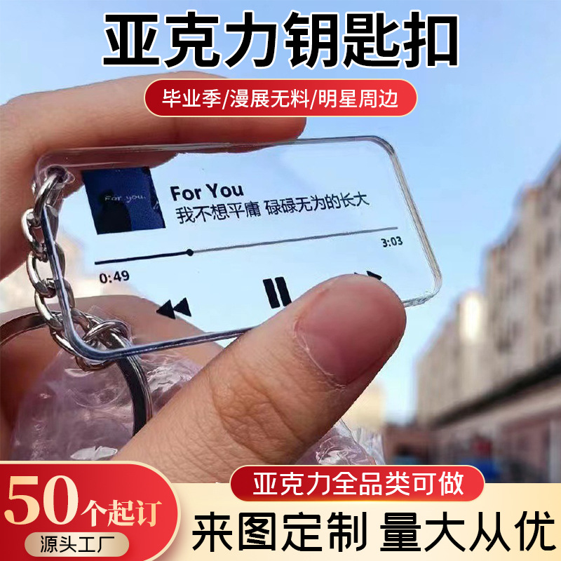 (Оптовые продажи), акриловый брелок, мультяшная подвеска, DIY, делается под заказ, для влюбленных, подарок на день рождения
