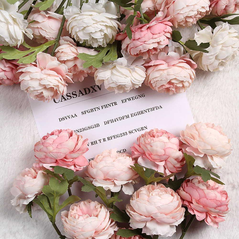 Симуляция peony Charian Fake Flower Silk Simulation Flow