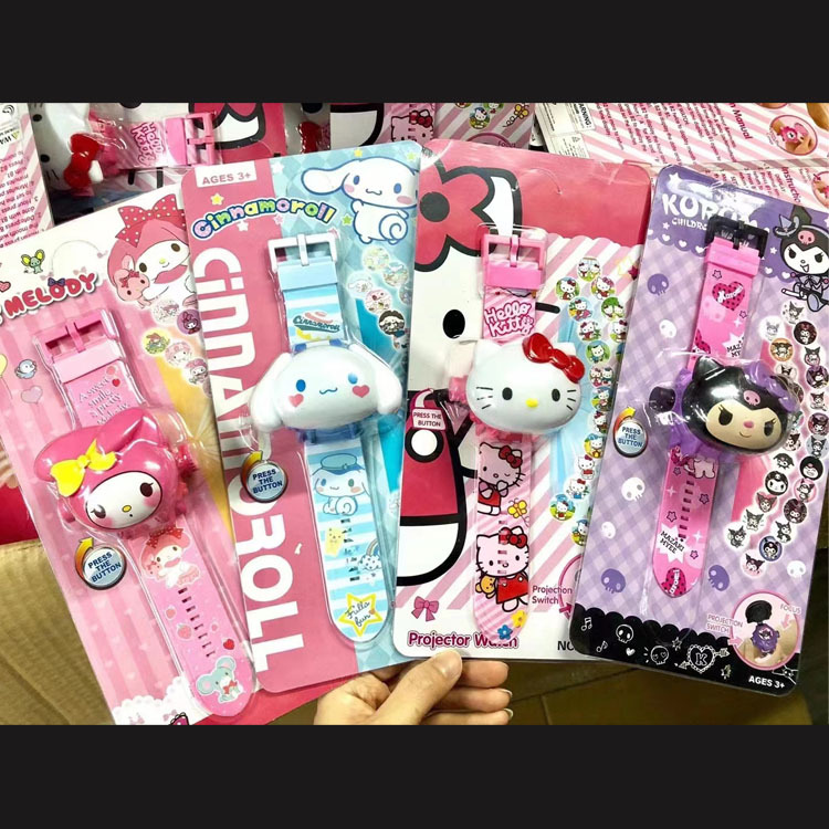 Sanrio, мультяшная игрушка, цифровые часы, на возраст 3-8 лет