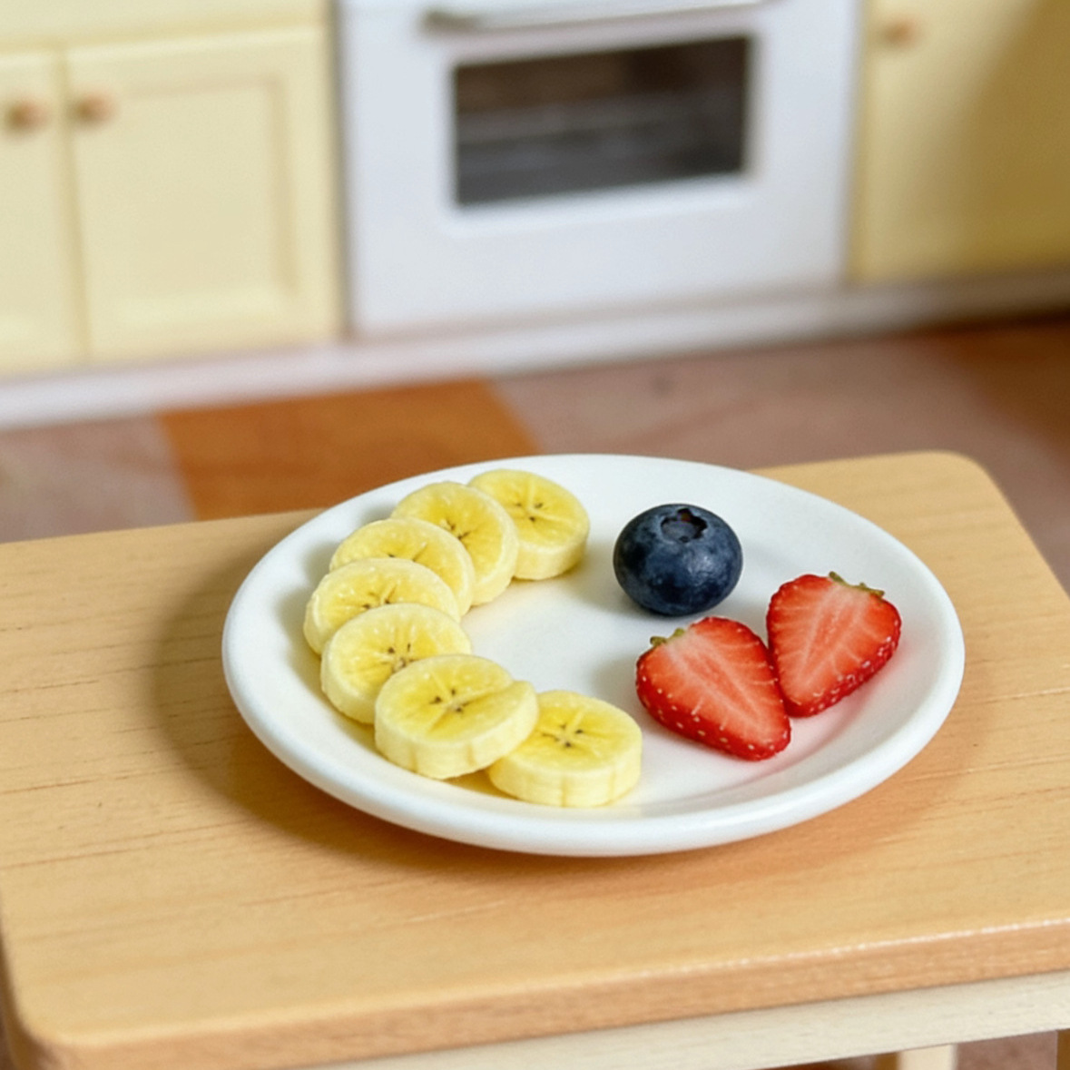 Маленький кремовый кукольный домик, DIY